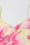 Floral Print Spaghetti Strap Dress