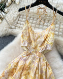 Floral Sleeveless Maxi Dress
