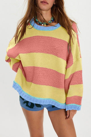 Striped Oversized Sweater