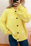 Floral Button-Up Cardigan