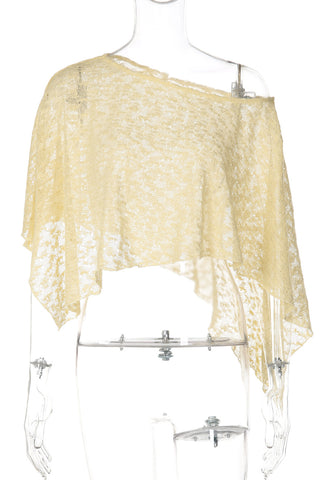 Asymmetrical Knit Cover-Up