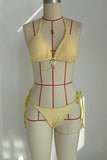 Stylish Bikini Set with Tie Details