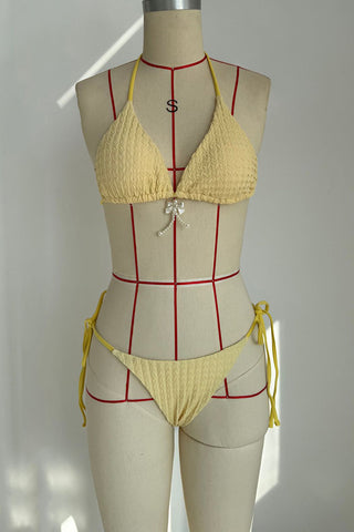 Stylish Bikini Set with Tie Details