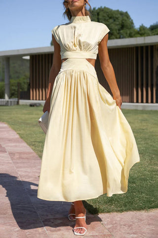 Elegant Backless Maxi Dress