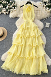 Tiered Ruffle Maxi Dress