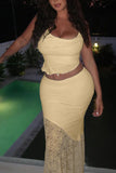 Elegant Two-Piece Skirt Set