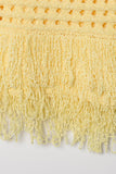 Fringe Hem Crochet Tank Top