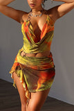 Vibrant Ruched Sundress