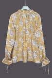 Flowy Floral Print Blouse