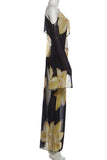 Floral One-Shoulder Skirt Set