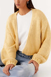 Cozy Open-Front Knit Cardigan