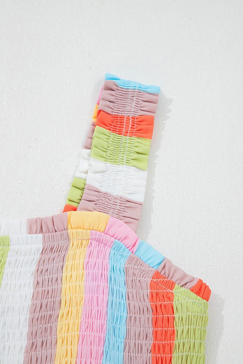 Tiered Smocked Casual Dress