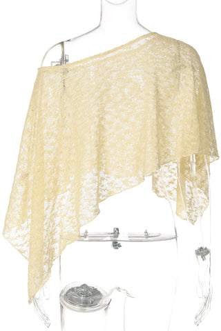 Asymmetrical Knit Cover-Up