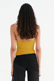Ruched Halter Tank Top