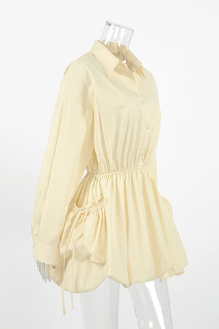 Button-Up Casual Day Dress
