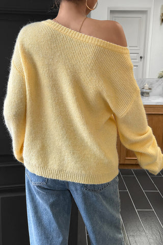 Off-Shoulder Cozy Sweater