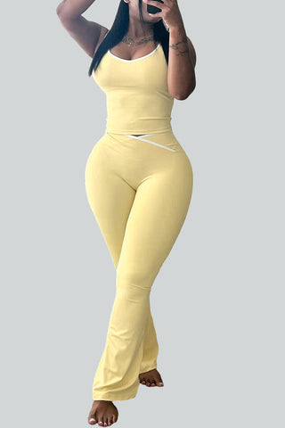 Cami Top and Flare Pants Set