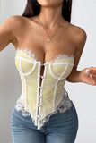 Lace Corset Tank Top