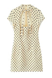 Bow-Tie Cutout Evening Dress