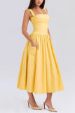 Elegant Midi Casual Dress