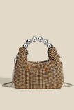 Statement Handle Rhinestone Bag