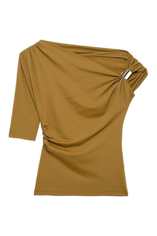 Asymmetric Off-Shoulder Top