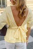 Elegant Peplum T-Shirt