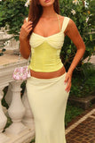 Elegant Evening Skirt Set