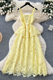 Lace Sundress with Ruffle Bodice