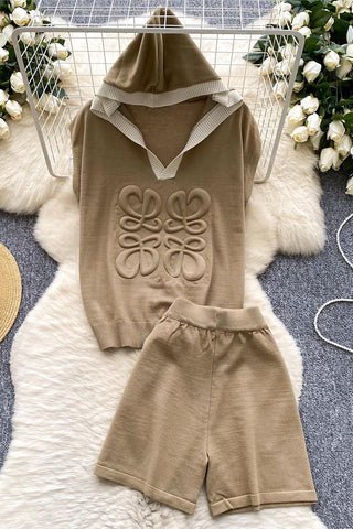 Hoodie-Top Short Set