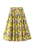 Floral Tiered Casual Skirt