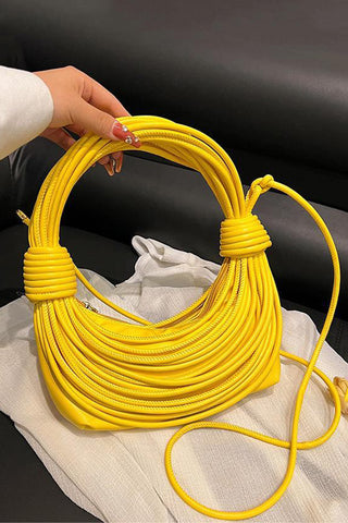 Sleek Stacked Handle Handbag