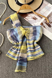 Striped Bow Tie Tank Top