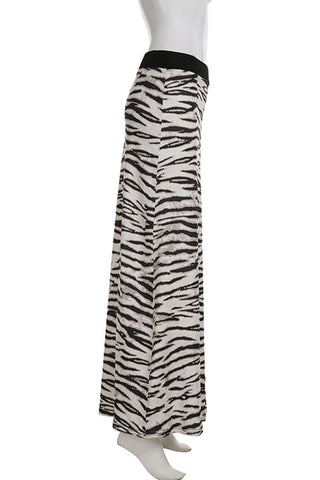 Animal Print Maxi Skirt