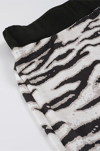 Animal Print Maxi Skirt