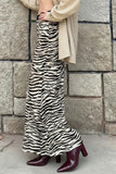 Animal Print Maxi Skirt