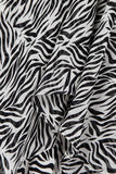 Wild Print Asymmetrical Maxi Skirt