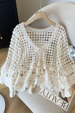 Crochet V-Neck Blouse