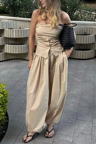 Elastic Waist Balloon Pants
