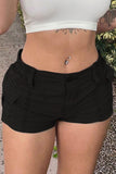 High-Waist Casual Shorts