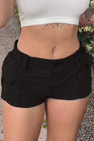 High-Waist Casual Shorts