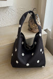 Polka Dot Slouchy Shoulder Bag