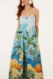 Tropical Print Sundress