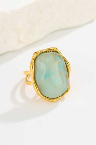 Natural Stone Statement Ring