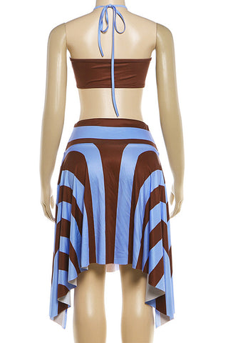 Vacation Ready Two-Piece Skirt Set