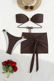Elegant Tie-Detail Bikini Set