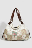 Floral Patchwork Slouchy Shoulder Bag
