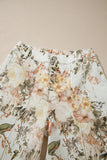 High-Rise Floral Wide-Leg Pants