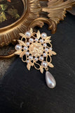 Vintage-Inspired Ornate Statement Brooch