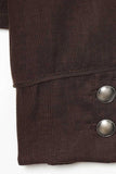 Double-Breasted Stand Collar Military Jacket